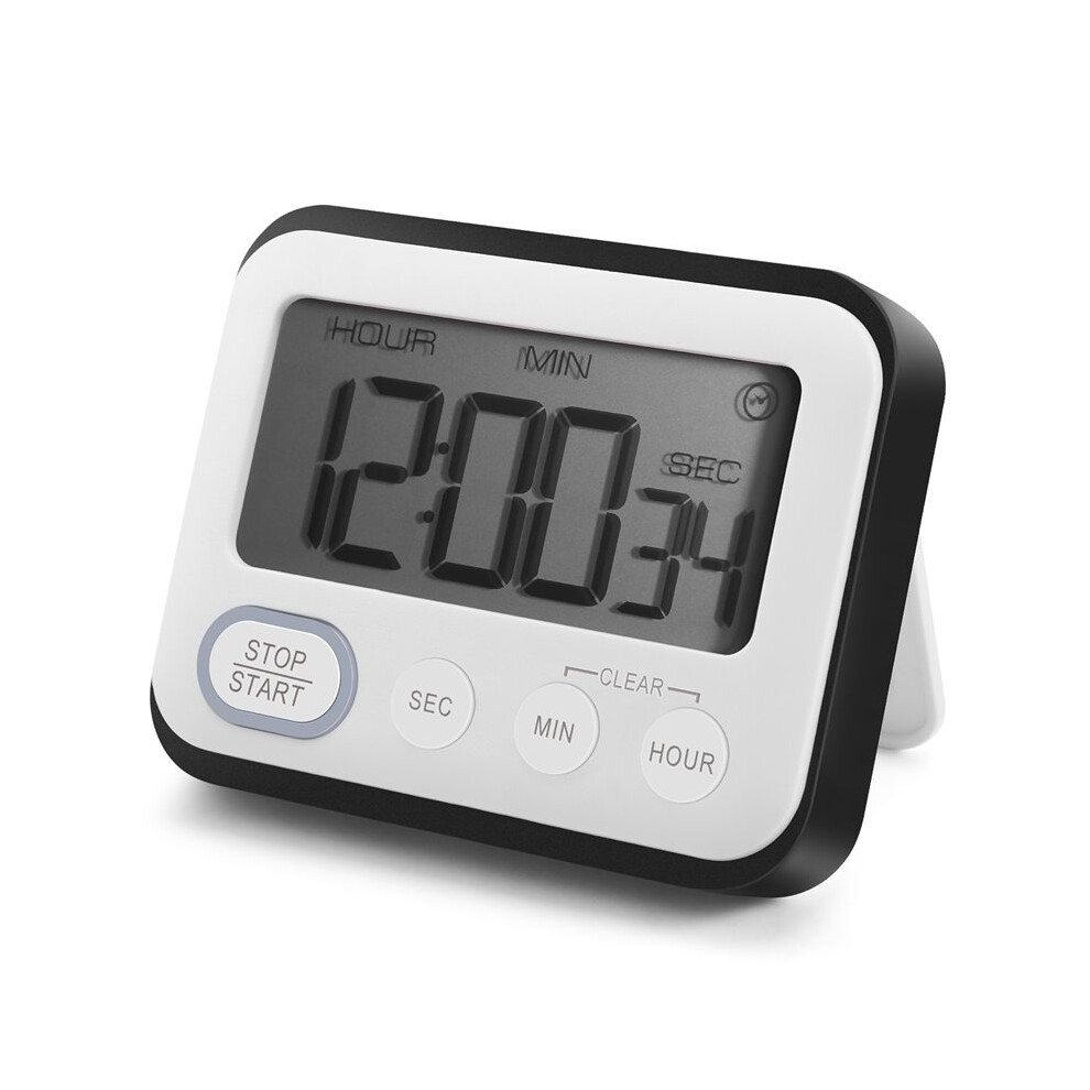 Digital Kitchen Countdown Timer: Teachers Classroom Counter Large Lcd Loud Magnetic Clip Kids Simple Clock Mini Small Stopwatch Big Beeper Minute Hour 6134218529627