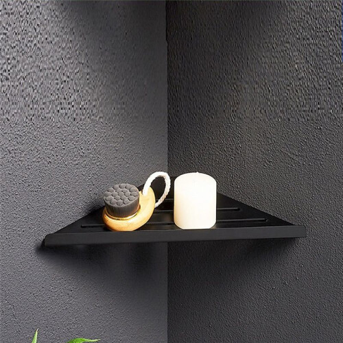 Bathroom Corner Rack Wall-Mounted Triangle Shower Corner Rack Toiletries and Cosmetics Storage Rack B 2