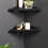 Bathroom Corner Rack Wall-Mounted Triangle Shower Corner Rack Toiletries and Cosmetics Storage Rack B 5