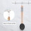 Back Lotion Applicator with Long Handle and 4 Replaceable Pads, Ideal for Young People and the Elderly-Black. 3