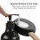 Back Lotion Applicator with Long Handle and 4 Replaceable Pads, Ideal for Young People and the Elderly-Black. 6