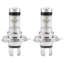 2Pcs High Power Led H4 Hb2 9003 Bulb 100W 20Led Car Fog Light Lamp Headlights 6000K White