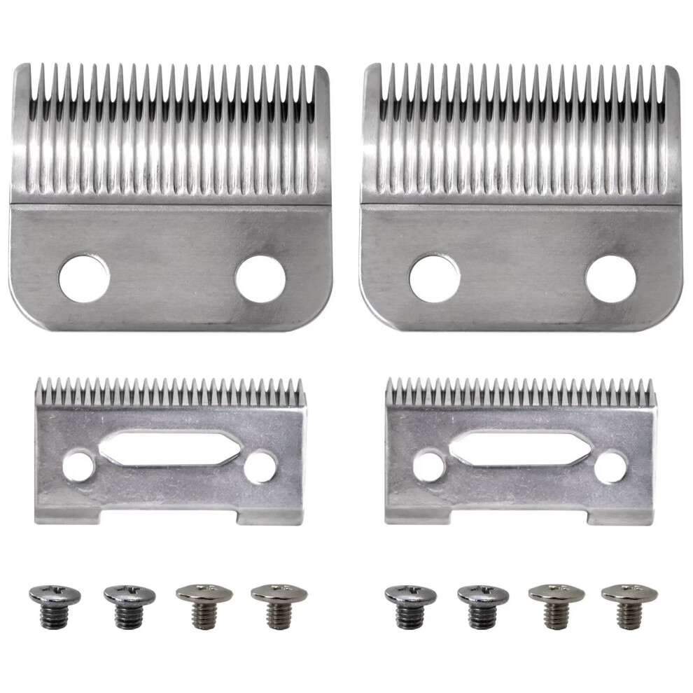 Replacement Blades for Wahl Clipper 2pcs, 2Hole Rustproof Steel Precision Cutting Teeth