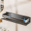 Bathroom Suction Cup Shelf - Wall Mounted Storage Rack for Shower, Home Organizer Holder, Space-Saving Design 5