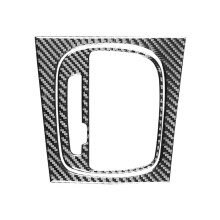 Para A3 S3 8P 2006 2007 Fibra de Carbono Console Central Do Carro Painel de Mudança de Marchas Automática Capa Guarnição Acessórios Internos