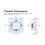 Zigbee Light  with Aluminum Frame Glass Touch  Work with Tuya Alexa Home Assistant Control 1 Way 6