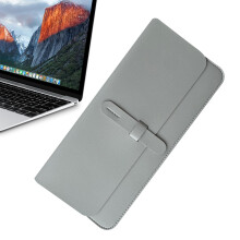 Computer Keyboard Case Waterproof Leather Travel Organizer Bag Fits Most Keyboards Gray Portable