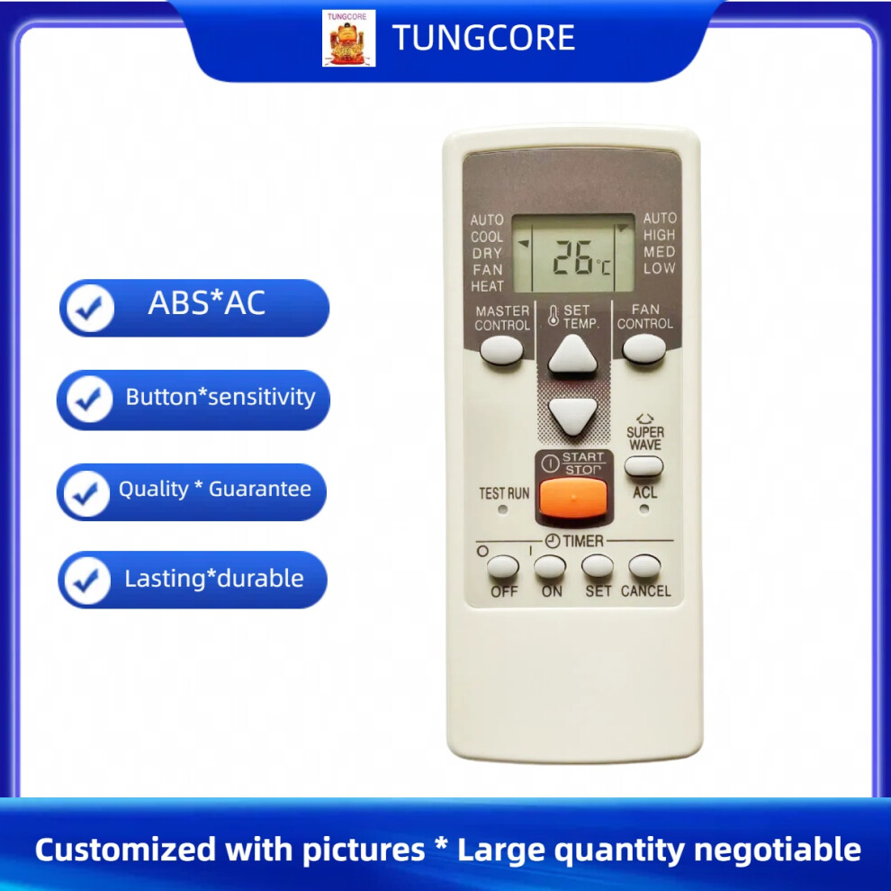 Universal Remote Control For Fujitsu Ar-Ab5 Ar-Pv1 Ar-Ws4 Room Air Conditioner 6935161416190