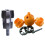 9pcs/Set PVC Pipe Threader Kit Pipe Threader Pipe Round Die 4/6 Points PPR Water Pipe Internal Thread Opener 6