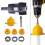9pcs/Set PVC Pipe Threader Kit Pipe Threader Pipe Round Die 4/6 Points PPR Water Pipe Internal Thread Opener 4