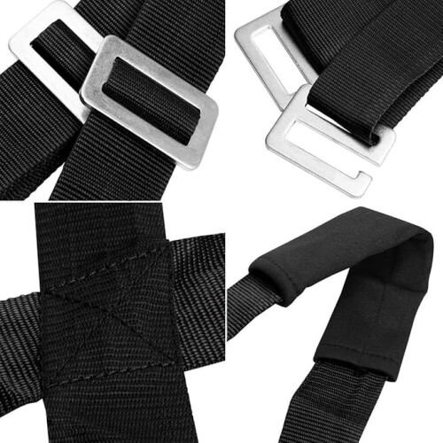 Tragegurte zum Heben schwerer Lasten (2er-Set) Black 1