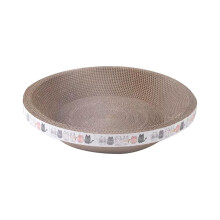 Elliptical Cat Scratching Board Indoor Adult Cats Kittens Large Cardboard Lounge Bed Scratch Pad Scratcher Mat For Furniture Protection