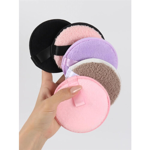 10 Pack DoubleSided Reusable Makeup Remover Pads, Soft Microfiber Face Cleansing Pads 1