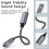 32bit/384kHz USB-C auf 3,5 mm Audio-Adapterkabel DAC-Adapter Grey 3
