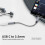 32bit/384kHz USB-C auf 3,5 mm Audio-Adapterkabel DAC-Adapter Grey 7