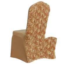 Spandex Stoelhoes Bruiloft Roos Borduur Decoratie Hotel-Geel