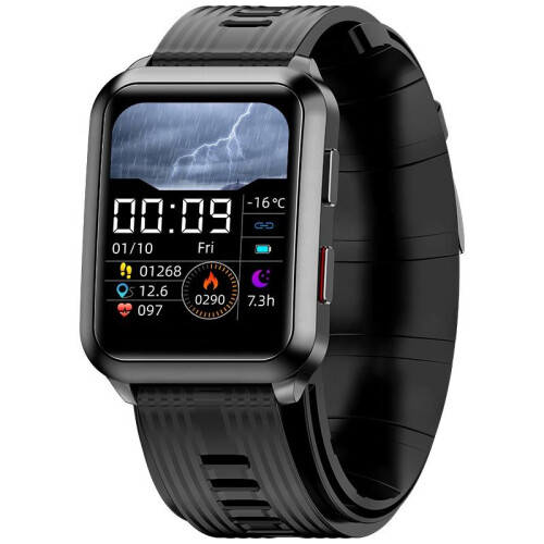 Smartwatch mit Blutdruckmessgerät Black