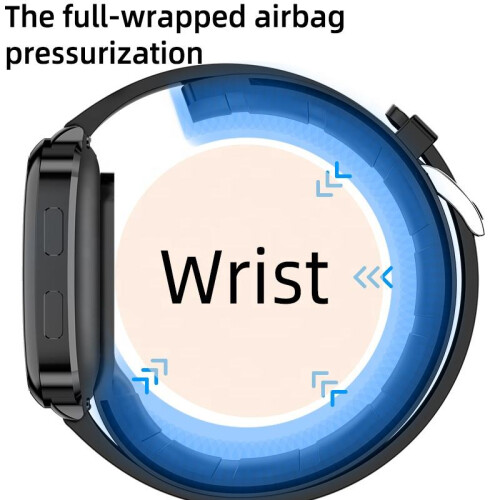 Smartwatch mit Blutdruckmessgerät Black 2