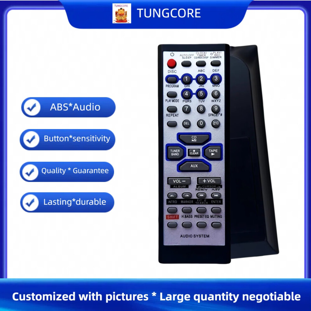 New Remote Control For Panasonic Sa-Ak48 Sc-Ak48 Sa-Ak58 Sc-Ak58 Eur644854 Sa-Ak55 Sa-Ak55gc Mini Cd Stereo Component System 6935161413878