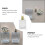 Refillable Perfume Bottle Travel Size Glass Atomizer with LeakProof Design and Elegant Gold Pattern 5