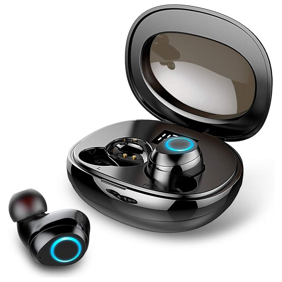Bluetooth 5.0 Headphones, Ideal For Clear Calls With Noise Cancelling, Led Display Charging Case For 15-24 Hours Of Total Playtime 9416038535529