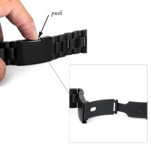 Ersatzarmband aus Metall für Smartwatches, mit geraden und gebogenen Enden aus hochwertigem Material, vielseitige Ausführungen, Edelstahlarmband
