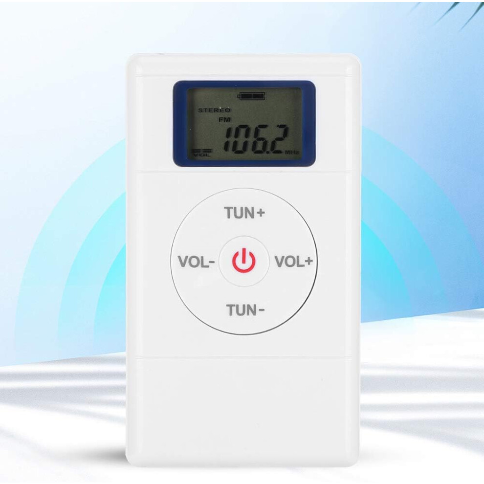 Am Fm Reception Portable Radio, Digital Tuning With Accurate Frequency Selection, Lightweight Clip-On For Outdoor Activities, Rechargeable Battery, St 9416038535277
