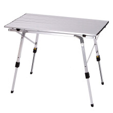 Outdoor Camping Aluminium Alloy Picnic Folding Table Chair Waterproof, Portable Foldable 60x40 cm, Lightweight