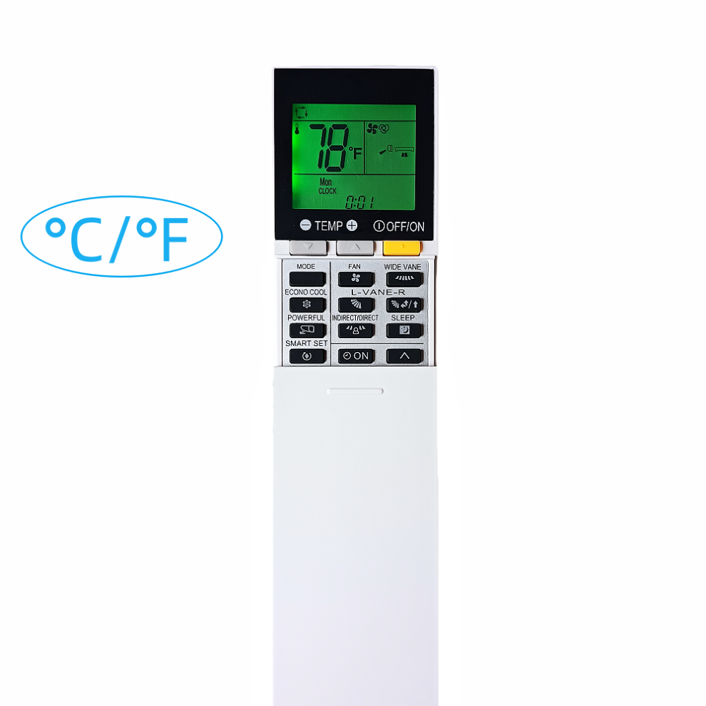 New Remote Control Compatible For Mitsubishi Electric Mr Slim Air Conditioner Msz-Fh18na Msz-Fh18na2 Msg-Ge71va Msg-Ge35va Ac Red 6935161413137
