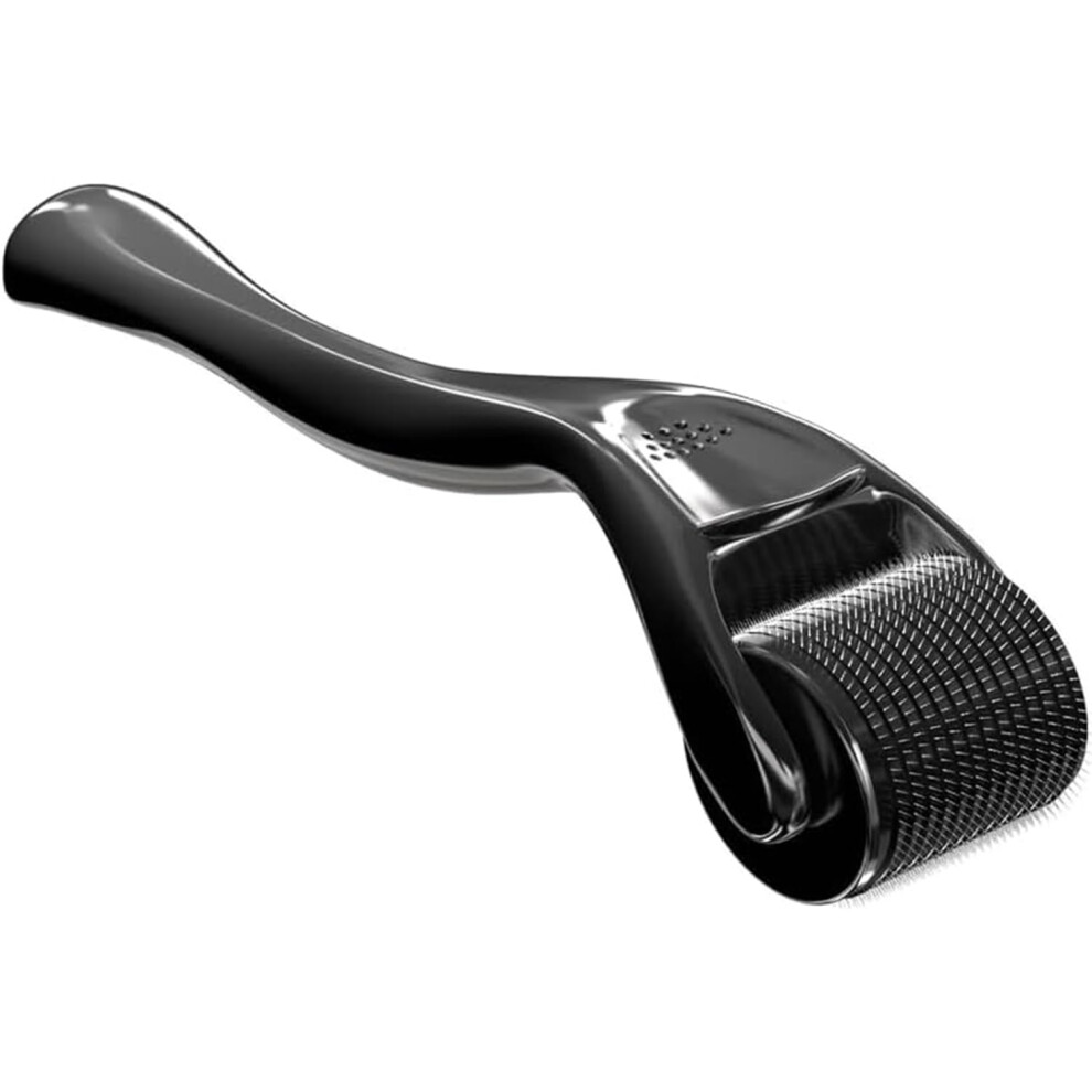 Black Derma Roller 540 Titanium Microneedle For Face Microneedling Facial Skin Care Home Use 0.5Mm