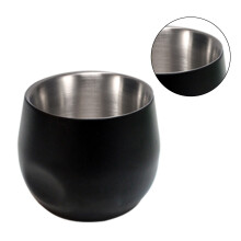Matériau en acier inoxydable de tasse à café parfait-Noir 150ml