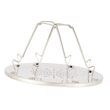 Stainless Steel Outdoor Toast Rack for Camping BBQ, Multi Functional Bread and Sausage Grill