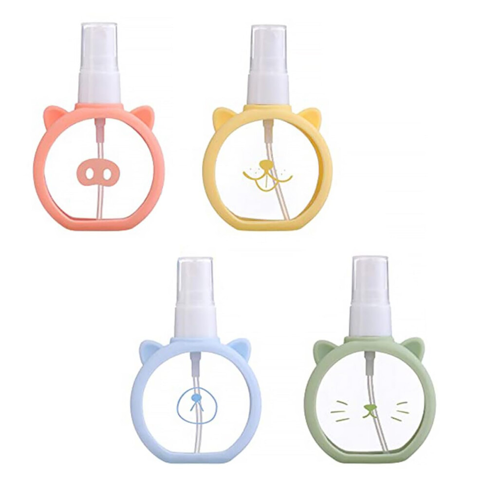 4pcs Mini Refillable Travel Spray Bottles LeakResistant Fine Mist Perfume Atomizers for Makeup