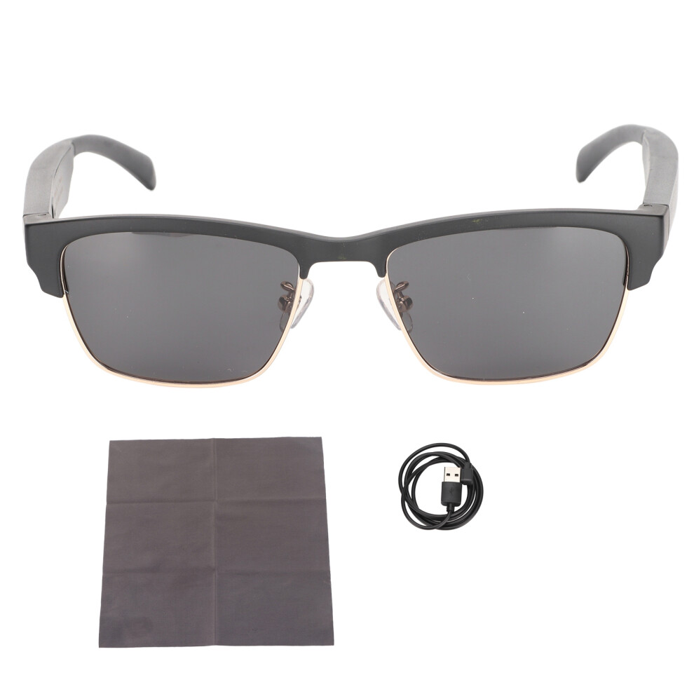 Audio Smart Glasses For Men & Women, Open Ear Sound Experience, Built-In Mic And Speakers, Immersive Audio, Noise Canceling Wireless Mics, Blue/Light 9416038545498