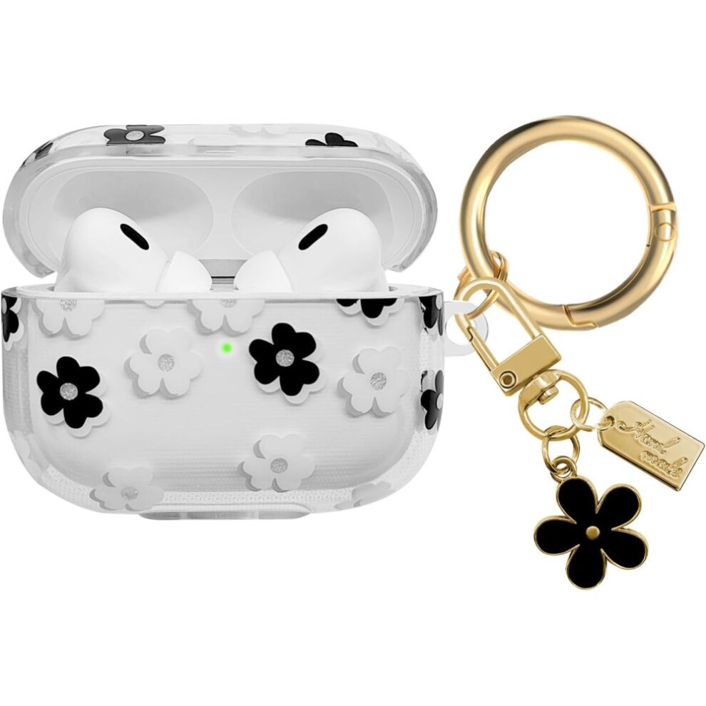 Floral Design Airpods 3 Case, Cute 2021 Release Protective Cover For Women, With Keychain, Soft Tpu, Morning Flower, Drop-Resistant And Anti-Scratch, 9416038540202