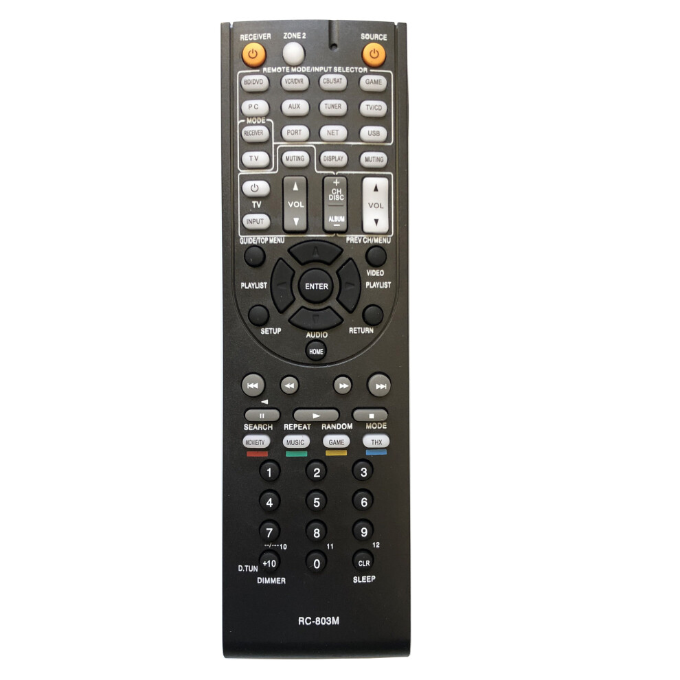 New Remote Control For Onkyo Rc-812M Rc-801M Rc-807M Rc-834M Rc-834M Rc-810M Ht-S6500 Av Rc-799M/24140799 6935161412871