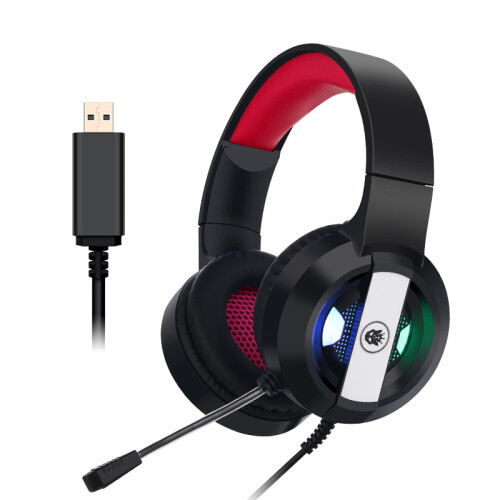 Casque de jeu offrant une expérience sonore immersive, une compatibilité multiplateforme, un microphone à réduction de bruit ajustable, un