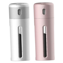 4 in 1 Travel Toiletry Dispenser Bottles, 2 Pack Leak Proof Refillable 40ml x4 Rotating Pump