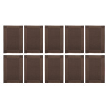 Collectie geweven vinyl tafelmatten, hittebestendige PVC placemats met antislip onderkant, vlekbestendige en gemakkelijk te reinigen matten met