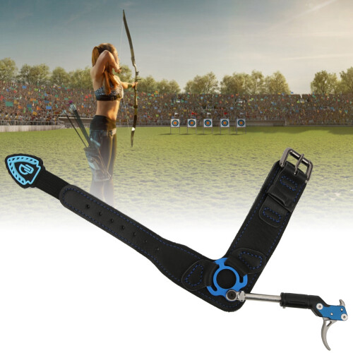 Archery Release Aids For Compound Bow, Adjustable Trigger Smooth Bow Release With 360 Degree Rotatable Jaws, Automatic Closure Design Ensures Reliable 2