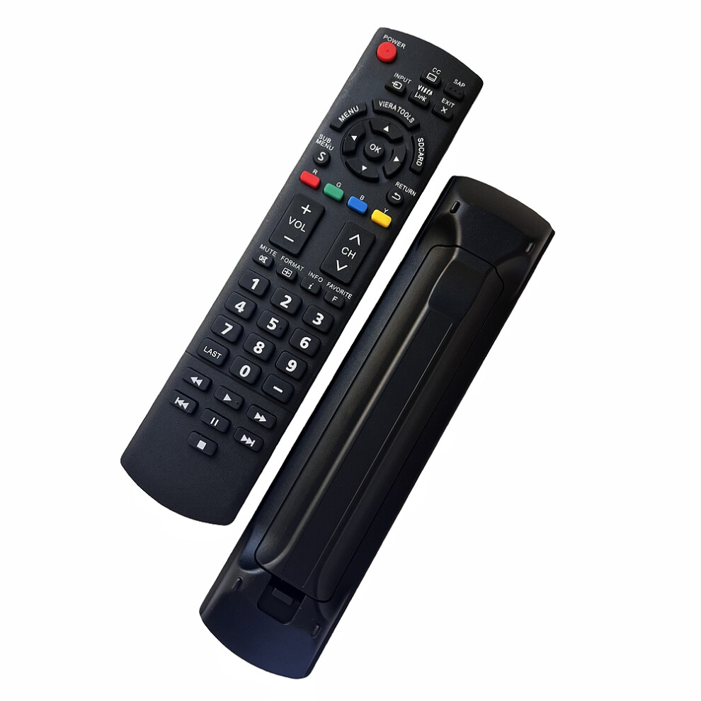 Replace Remote Control Fit For Panasonic 32" - 85" Led Lcd Plasma Viera Tv N2qayb000321 N2qayb000570 Red 6935161415315
