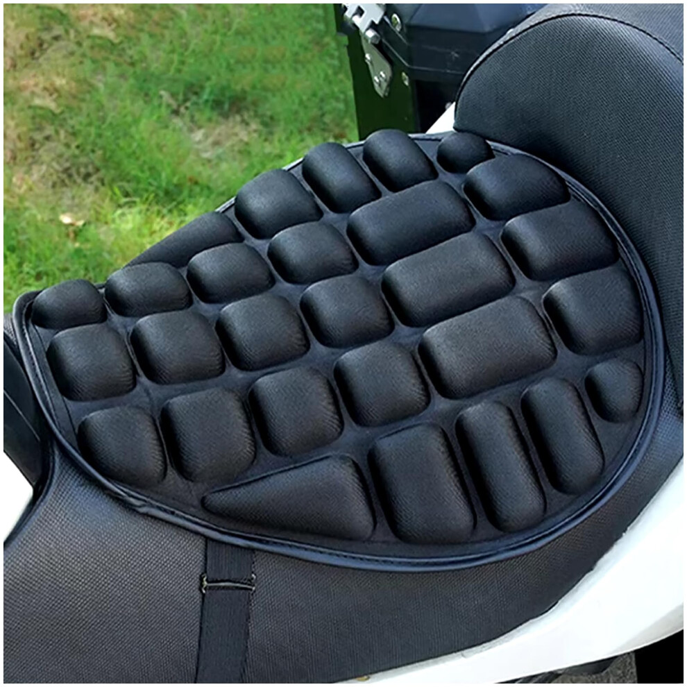 Eva Foam Motorcycle Seat Cushion Universal Fit For Motorbike And Electric Bike Breathable Shockabsorbing Seat Pad Black 9001264996611