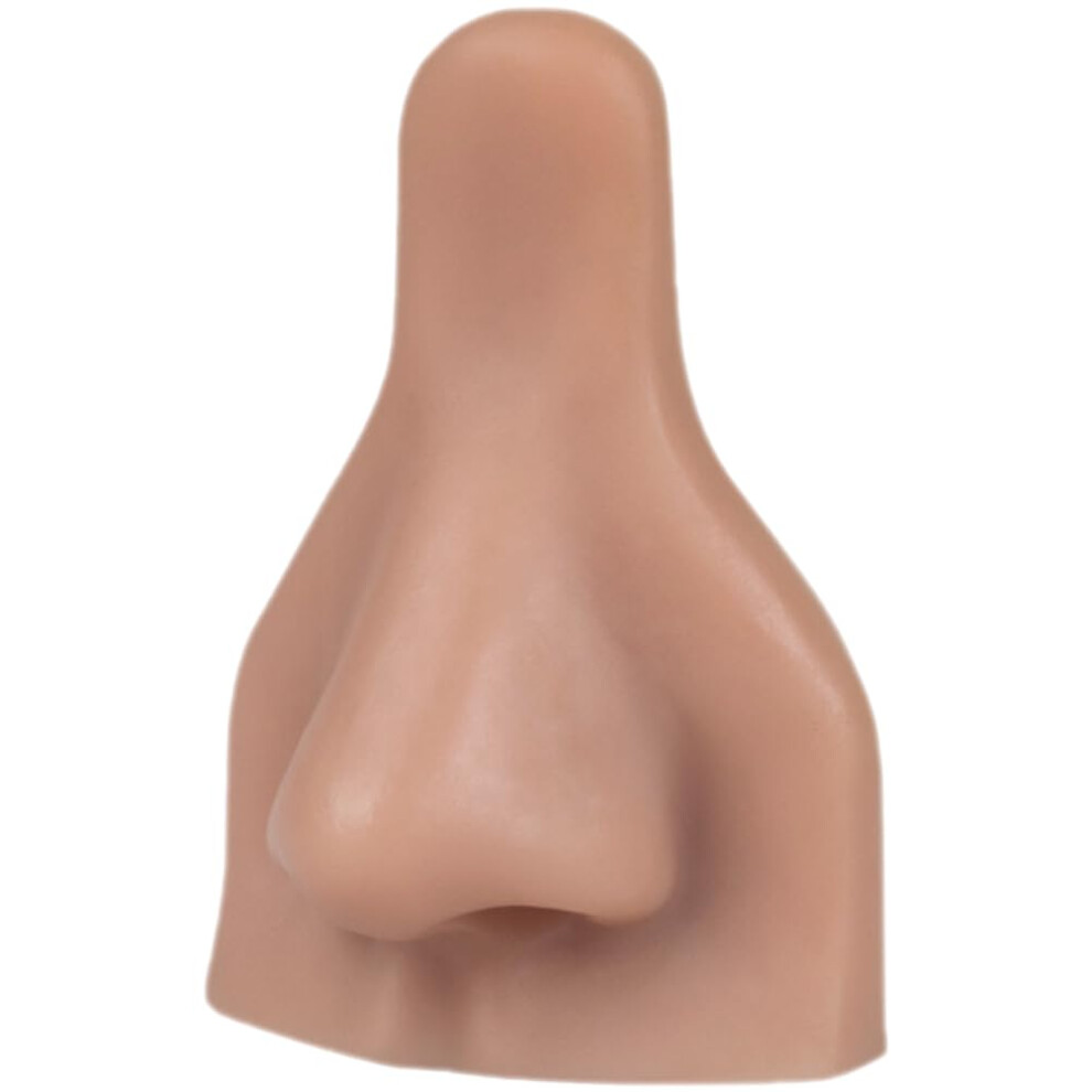 Silicone Piercing Practice Model with Realistic Facial Simulation Soft Flexible Fake Nose Display