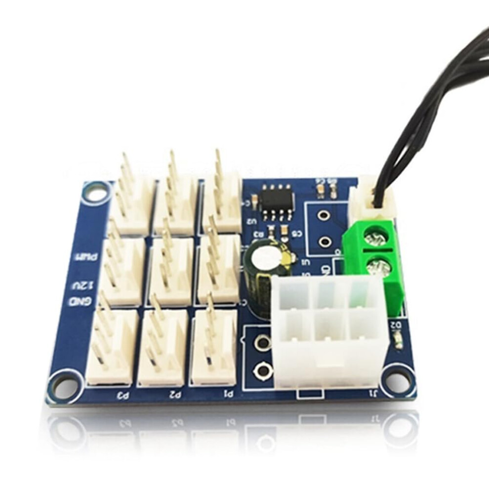 Pwm Speed Controller 12V Temperature Measurement Control For Computer Case Fans Multicircuit Easy Install 9001264996598