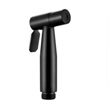 Handheld Bidet Sprayer Black Stainless Steel Toilet Shower Head Diaper Sprayer Bathroom Cleaning Nozzle