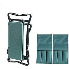 Folding Kneeler Garden Kneeler EVA Foam Kneeling Pad Multi Purpose Outdoor Work With Two Tool Pouches