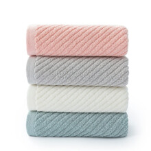Plain Color Towel Cotton Soft Absorbent Adult Face Wash Towel 35x75 Cm NonShedding D