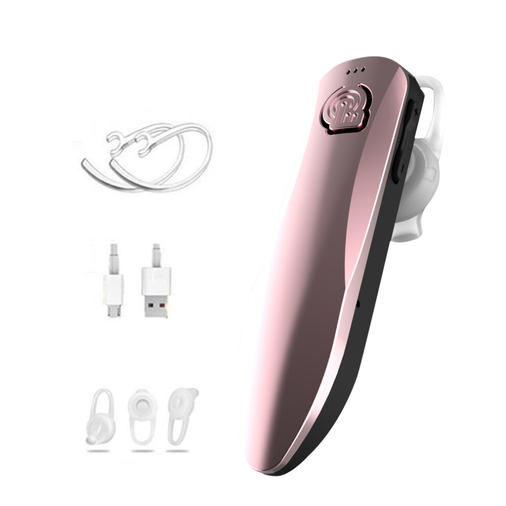 Bluetooth Headset Wireless Headphone Noise Cancelling Long Lasting Battery Dual Microphone Voice Prompt Function Handsfree Earpiece Multipoint Connect 9416038567063