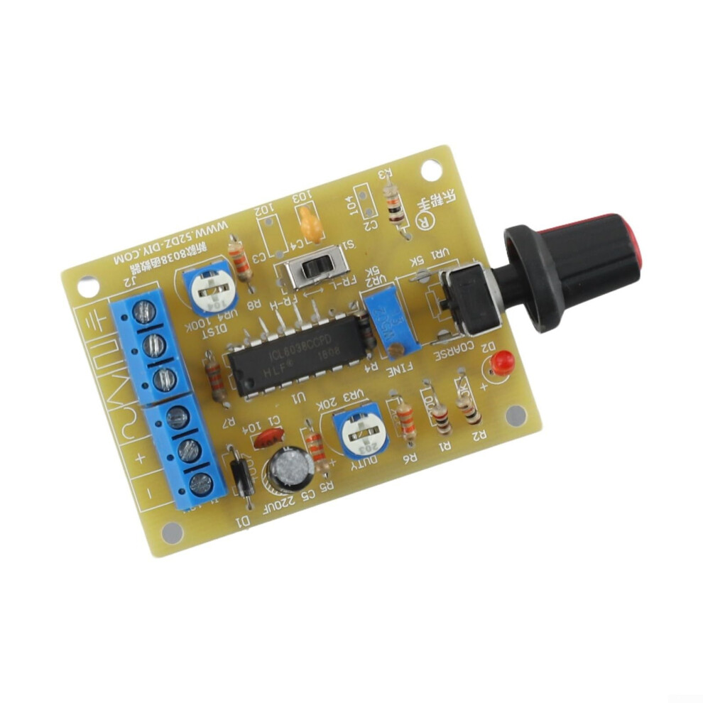 Icl8038 Function Signal Generator Kit For Circuit Design And Diy Electronics Projects Analog Signal Generator Lab Grade 9119770756718