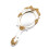 Vintage Handheld Mirror with Oval Embossed Rose Design, 10' Decorative Vanity Cosmetic Mirror 1